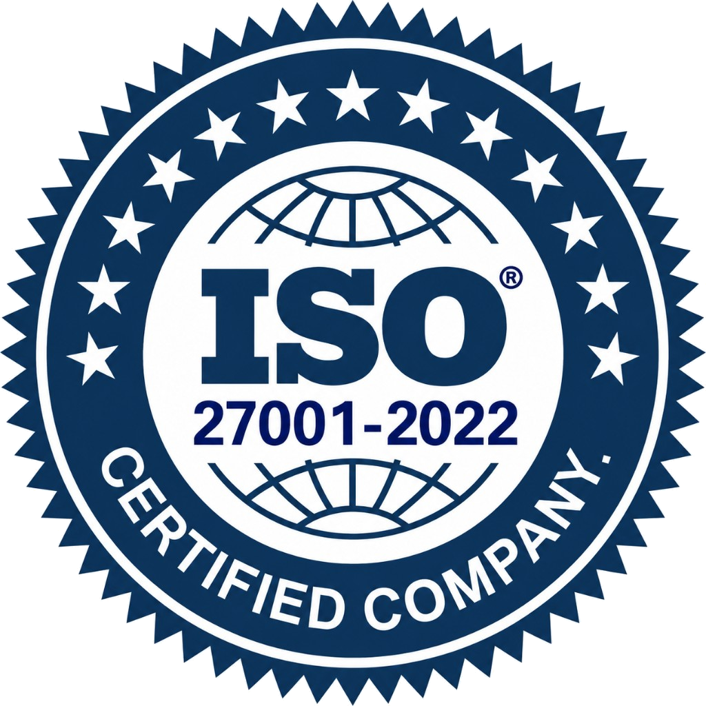 ISO 27001-2022 Certified Company