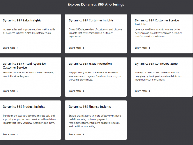 Reference : Microsoft Dynamics 365 AI – AI Simplified: Business Applications with Intelligence Built In