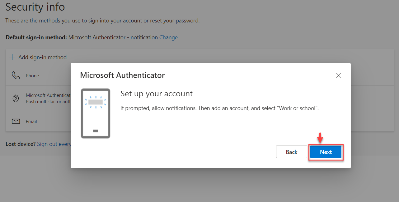 Setup Microsoft Authenticator / Multi factor Authentication with ...